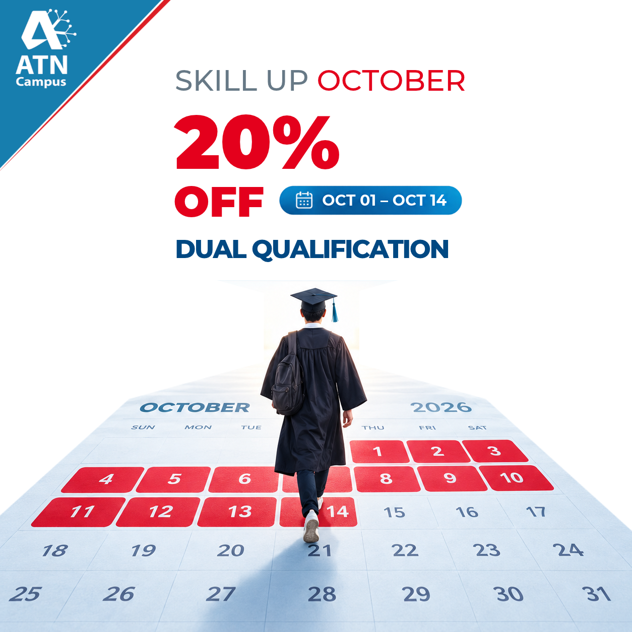 Skill Up October - 20% OFF Dual Qualification