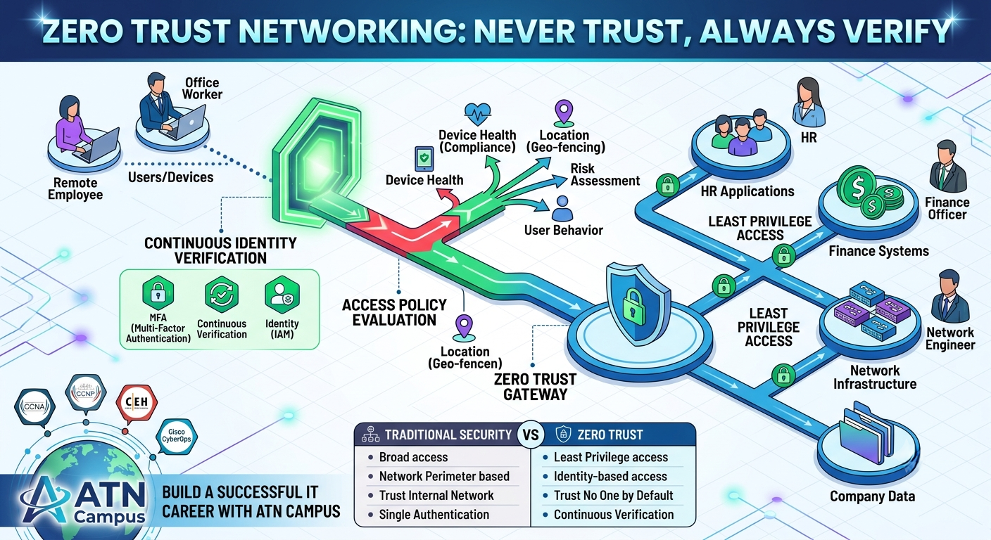 Zero Trust Networking Explained: Never Trust, Always Verify