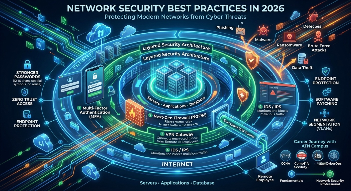 Network Security Best Practices in 2026: Protecting Modern Networks from Cyber Threats